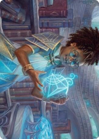 Zimone, Quandrix Prodigy Art Card trading card from Art Series: Strixhaven Zimone, Quandrix Prodigy Art Card - Art Series: Strixhaven Magic: The Gathering trading card