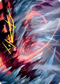 Frostboil Snarl Art Card (Gold-Stamped Signature) - Art Series: Strixhaven (ASSTX) #47 - Special Magic: The Gathering Trading Card