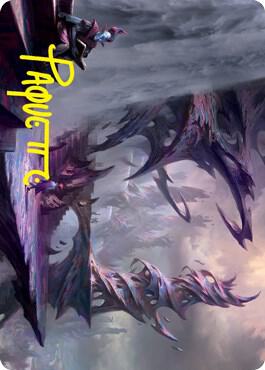 Prismari Campus Art Card (Gold-Stamped Signature) - Art Series: Strixhaven Magic: The Gathering trading card