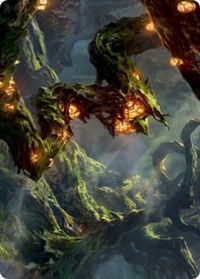 Forest Art Card - Art Series: Strixhaven (ASSTX) #50 - Special Magic: The Gathering Trading Card