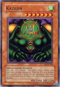 Kazejin - Dark Beginning 1 (DB1) #DB1-EN158 - Common / Short Print YuGiOh Trading Card