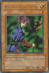 Magician of Faith - Dark Beginning 1 (DB1) #DB1-EN163 - Rare YuGiOh Trading Card