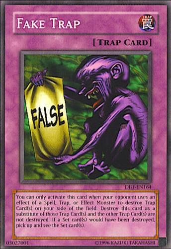 Fake Trap - Dark Beginning 1 YuGiOh trading card