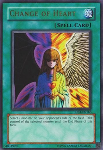 Change of Heart - Dark Beginning 1 YuGiOh trading card