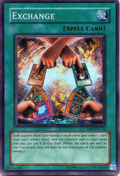 Exchange trading card from Dark Beginning 1 Exchange - Dark Beginning 1 YuGiOh trading card