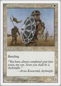 Shield Bearer - Fifth Edition (5ED) #62 - Common Magic: The Gathering Trading Card