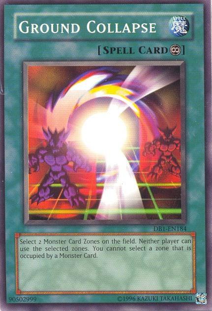 Ground Collapse - Dark Beginning 1 YuGiOh trading card