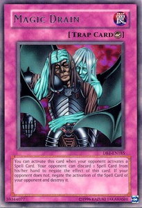 Magic Drain - Dark Beginning 1 (DB1) #DB1-EN185 - Rare YuGiOh Trading Card