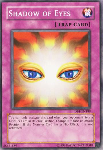 Shadow of Eyes trading card from Dark Beginning 1 Shadow of Eyes - Dark Beginning 1 YuGiOh trading card