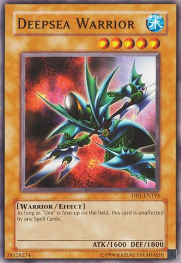 Deepsea Warrior - Dark Beginning 1 YuGiOh trading card
