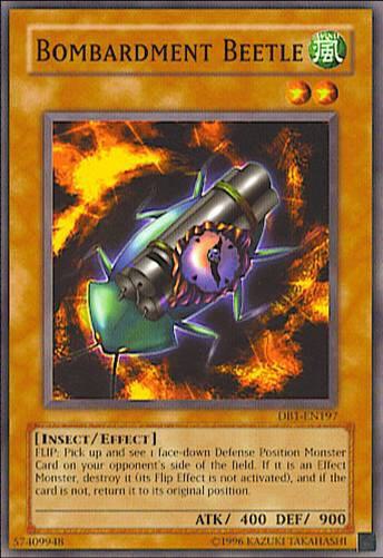 Bombardment Beetle - Dark Beginning 1 YuGiOh trading card
