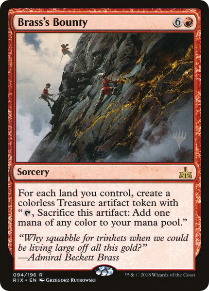 Brass's Bounty - Promo Pack: Strixhaven Magic: The Gathering trading card