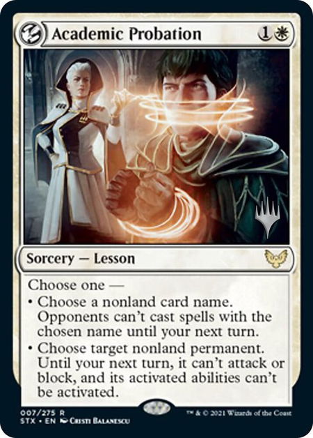Academic Probation - Promo Pack: Strixhaven Magic: The Gathering trading card