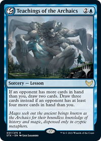 Teachings of the Archaics - Promo Pack: Strixhaven (PPSTX) #57p - Rare Magic: The Gathering Trading Card