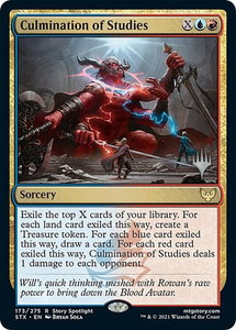 Culmination of Studies - Promo Pack: Strixhaven (PPSTX) #173p - Rare Magic: The Gathering Trading Card