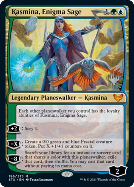 Kasmina, Enigma Sage - Promo Pack: Strixhaven Magic: The Gathering trading card