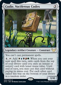 Codie, Vociferous Codex - Promo Pack: Strixhaven (PPSTX) #253p - Rare Magic: The Gathering Trading Card