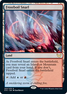 Frostboil Snarl - Promo Pack: Strixhaven (PPSTX) #265p - Rare Magic: The Gathering Trading Card