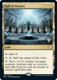 Hall of Oracles - Promo Pack: Strixhaven (PPSTX) #267p - Rare Magic: The Gathering Trading Card