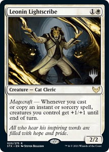 Leonin Lightscribe - Promo Pack: Strixhaven (PPSTX) #20p - Rare Magic: The Gathering Trading Card