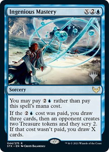 Ingenious Mastery - Promo Pack: Strixhaven (PPSTX) #44p - Rare Magic: The Gathering Trading Card