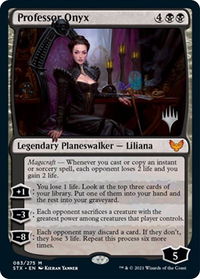 Professor Onyx - Promo Pack: Strixhaven (PPSTX) #83p - Mythic Magic: The Gathering Trading Card