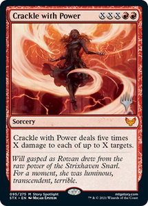 Crackle with Power - Promo Pack: Strixhaven (PPSTX) #95p - Mythic Rare Magic: The Gathering Trading Card