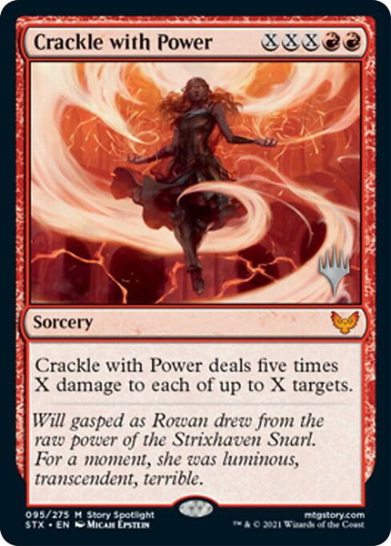 Crackle with Power - Promo Pack: Strixhaven Magic: The Gathering trading card