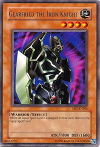 Gearfried the Iron Knight - Dark Beginning 1 (DB1) #DB1-EN204 - Rare YuGiOh Trading Card