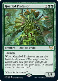 Gnarled Professor - Promo Pack: Strixhaven (PPSTX) #133p - Rare Magic: The Gathering Trading Card