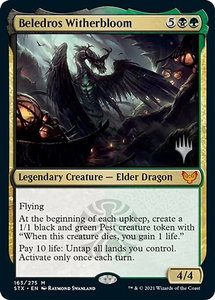 Beledros Witherbloom - Promo Pack: Strixhaven (PPSTX) #163p - Mythic Rare Magic: The Gathering Trading Card