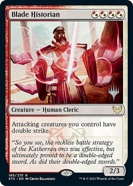 Blade Historian - Promo Pack: Strixhaven Magic: The Gathering trading card