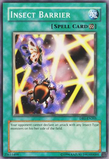 Insect Barrier - Dark Beginning 1 YuGiOh trading card