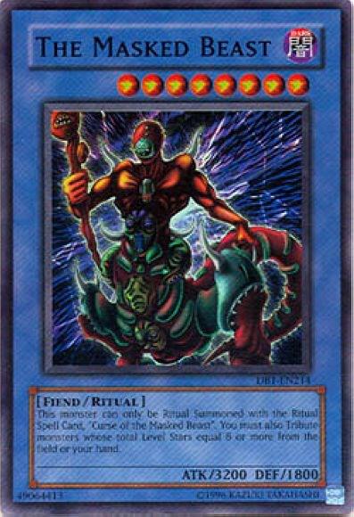 The Masked Beast - Dark Beginning 1 YuGiOh trading card