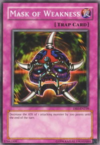Mask of Weakness - Dark Beginning 1 (DB1) #DB1-EN218 - Common / Short Print YuGiOh Trading Card