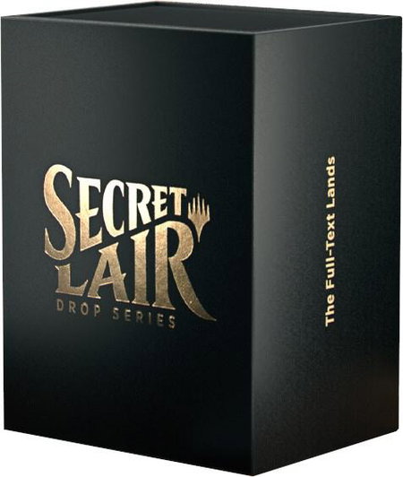 Secret Lair Superdrop: The Full-Text Lands - Non-Foil Edition - Secret Lair Drop Series Magic: The Gathering trading card