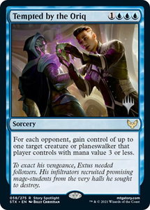 Tempted by the Oriq - Promo Pack: Strixhaven (PPSTX) #58p - Rare Magic: The Gathering Trading Card