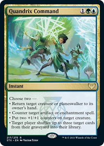 Quandrix Command - Promo Pack: Strixhaven (PPSTX) #217p - Rare Magic: The Gathering Trading Card