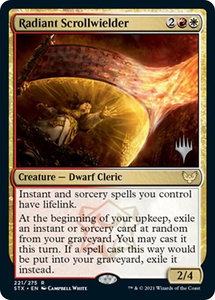 Radiant Scrollwielder - Promo Pack: Strixhaven (PPSTX) #221p - Rare Magic: The Gathering Trading Card