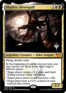 Shadrix Silverquill - Promo Pack: Strixhaven (PPSTX) #230p - Mythic Rare Magic: The Gathering Trading Card