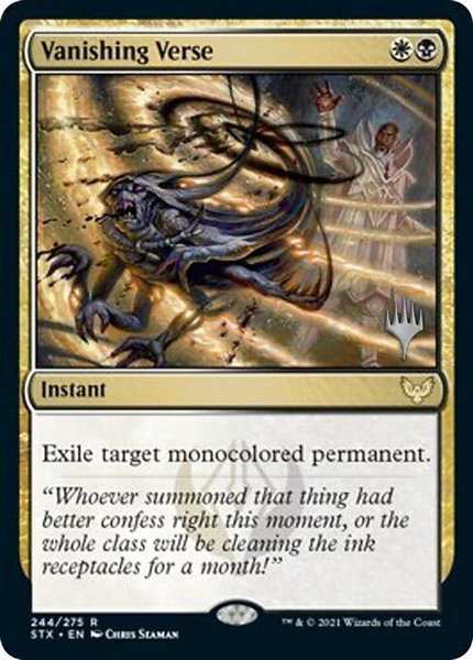 Vanishing Verse - Promo Pack: Strixhaven Magic: The Gathering trading card
