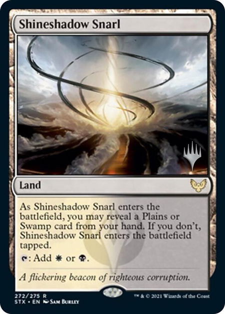 Shineshadow Snarl - Promo Pack: Strixhaven Magic: The Gathering trading card