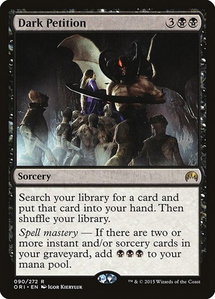 Dark Petition - Promo Pack: Kaldheim (PPKHM) #90p - Rare Magic: The Gathering Trading Card