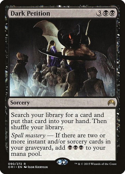 Dark Petition - Promo Pack: Kaldheim Magic: The Gathering trading card