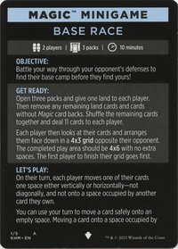 Magic Minigame: Base Race - Kaldheim (KHM) #1 - Special Magic: The Gathering Trading Card