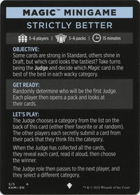 Magic Minigame: Strictly Better - Kaldheim (KHM) #5 - Special Magic: The Gathering Trading Card