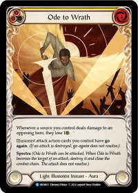 Ode to Wrath - Monarch (MON) #MON013 - Rare Flesh and Blood Trading Card