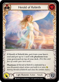 Herald of Rebirth (Red) - Monarch (MON) #MON020 - Common Flesh and Blood Trading Card