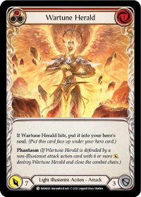 Wartune Herald (Red) - Monarch (MON) #MON026 - Common Flesh and Blood Trading Card