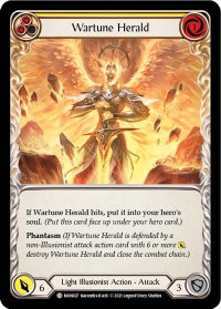 Wartune Herald (Yellow) - Monarch (MON) #MON027 - Common Flesh and Blood Trading Card